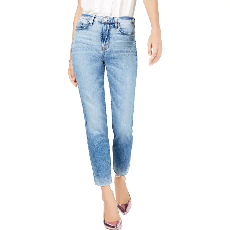 Hudson Womens Zoeey Straight Leg Cropped Jeans