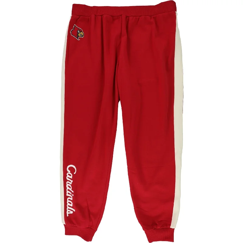 Touch Womens Louisville Cardinals Casual Jogger Pants, Red, 2X