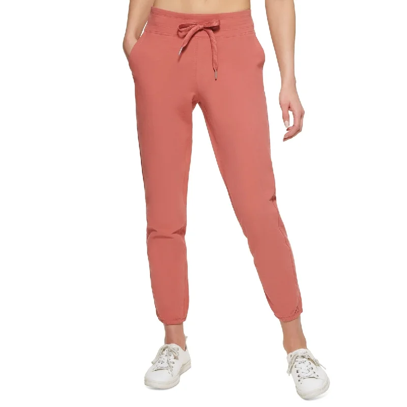 Calvin Klein Women's Slim Joggers Red Size Large