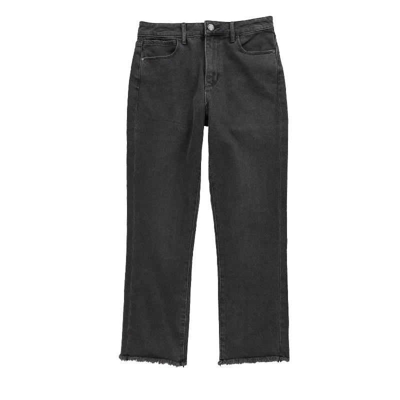 Articles Of Society Womens Kate Cropped Straight Leg Jeans