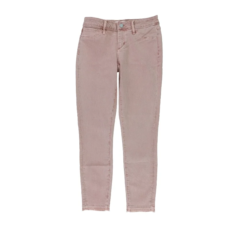 Articles of Society Womens Carly Cropped Jeans, Pink, 26