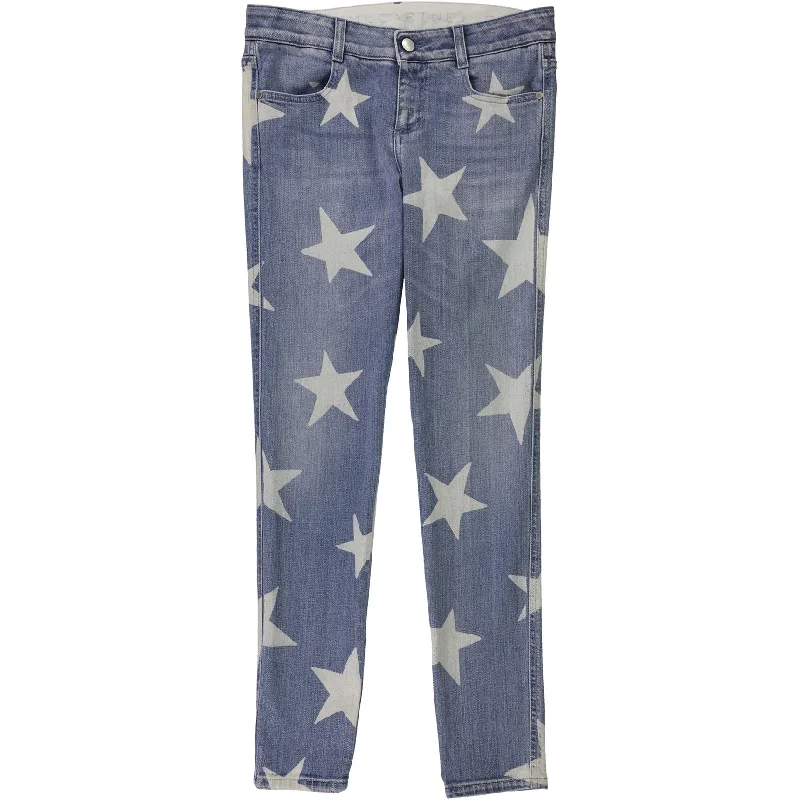 Stella Mccartney Womens Star Fitted Jeans