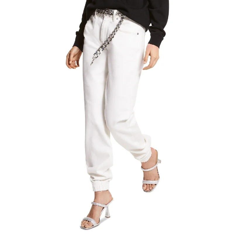 Michael Kors Women's Denim Joggers White Size 4