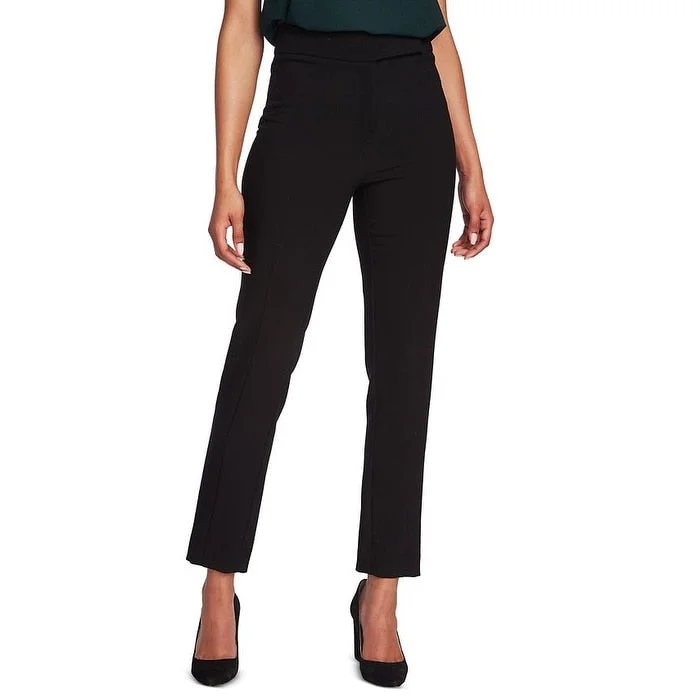 1.STATE Women's Pintuck Flat Front Pants Black