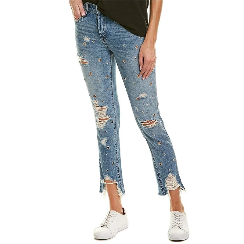 [Blank Nyc] Womens The Rivington Bohemian Rap City Skinny Fit Jeans