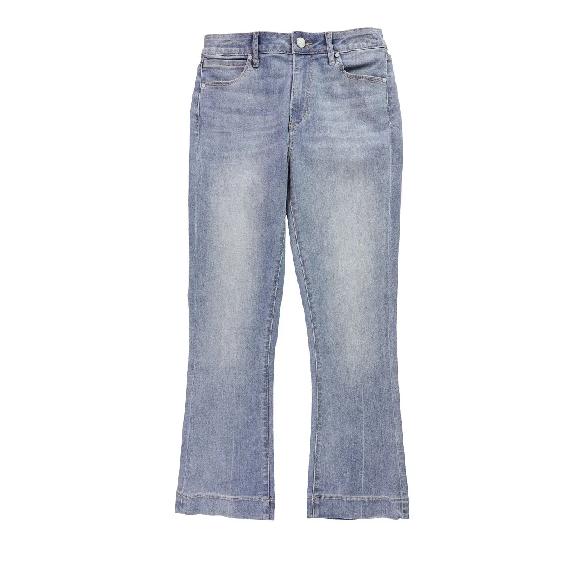 Articles Of Society Womens London Flared Cropped Jeans