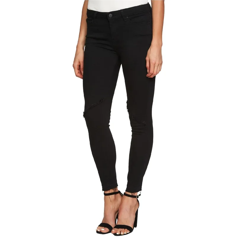 1.State Womens Frayed Skinny Fit Jeans