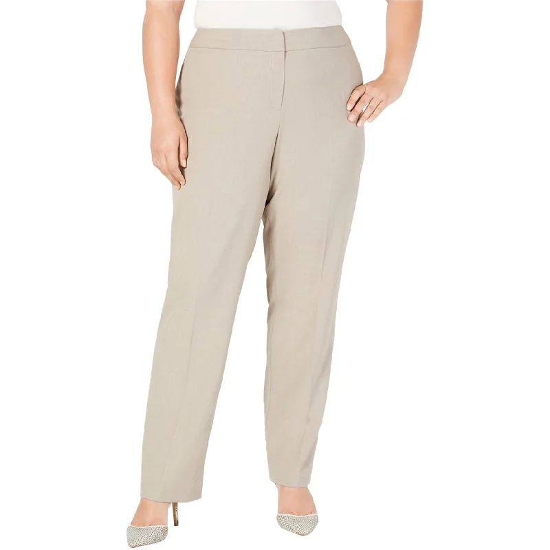 Nine West Womens The Modern Casual Trouser Pants, Brown, 22W