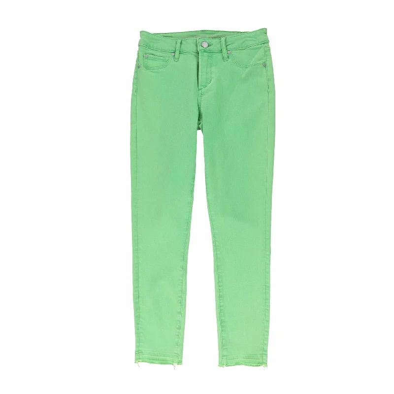 Articles of Society Womens Carly Cropped Jeans, Green, 26