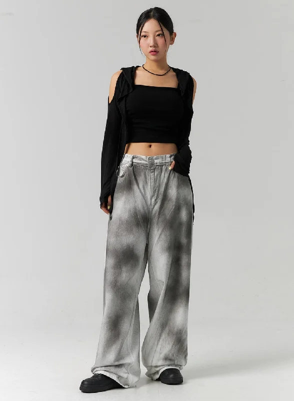 Tie Dye Wide Fit Pants CS320