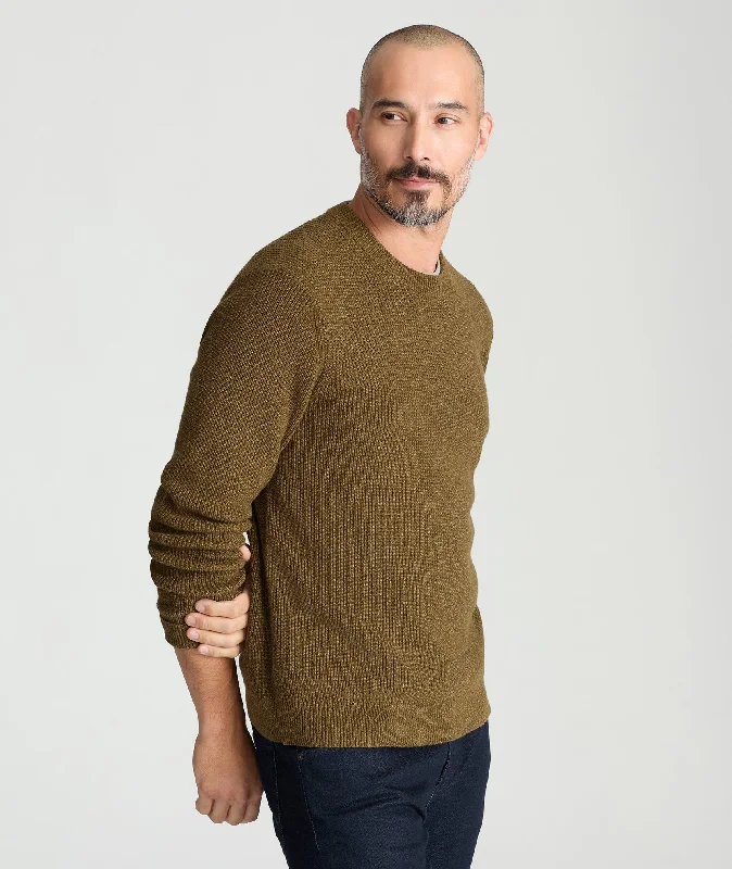 Ribbed Crewneck Sweater - FINAL SALE