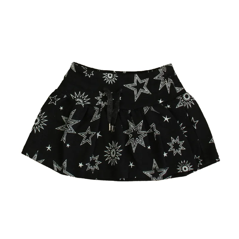 Rockets Of Awesome Girls Black | White | Stars Skirt