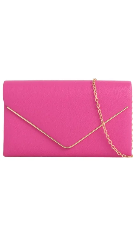 Donna Clutch-Fuchsia