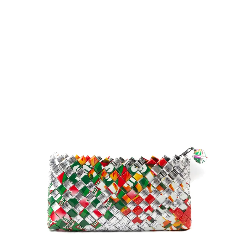 Mixed Weave Artisan Multicolor Mini Clutch