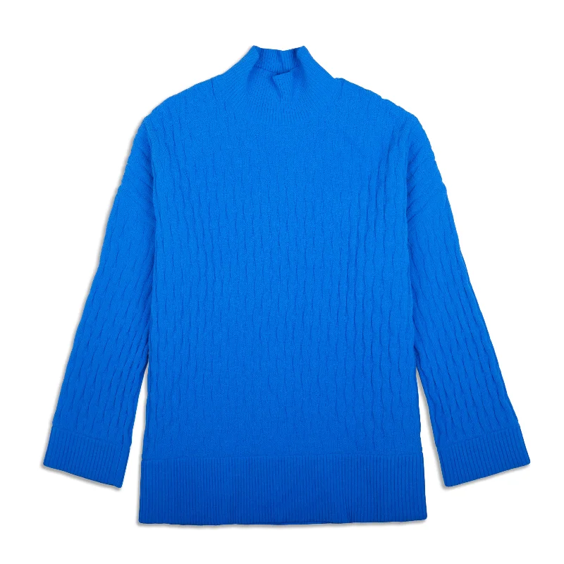 Cable-Knit Relaxed-Fit Sweater - Resale