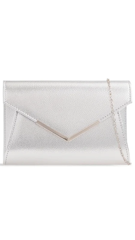 Lucy Clutch- Silver