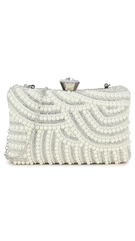 June Clutch- White