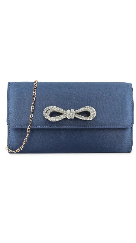 Ellen Clutch- Navy