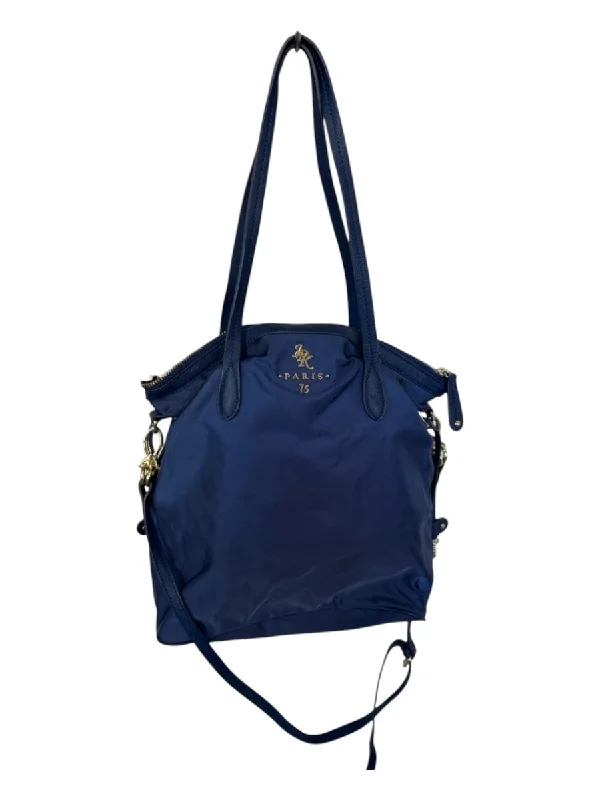 JPK Navy Nylon Leather Handles GHW Tote Bag