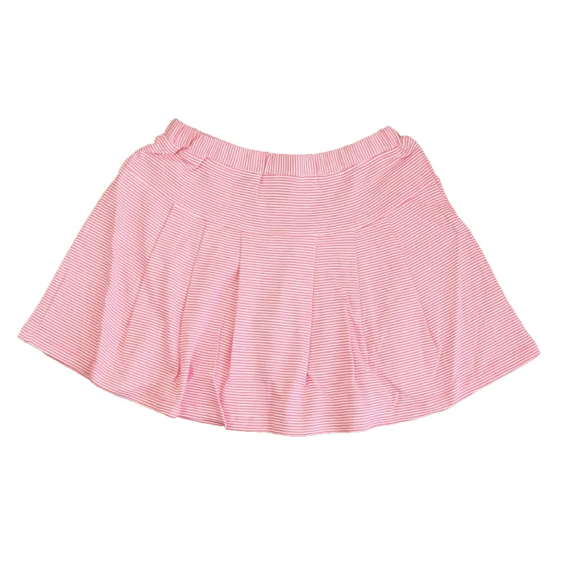 Classic Prep Girls Azalea Pink & White Stripe Skirt