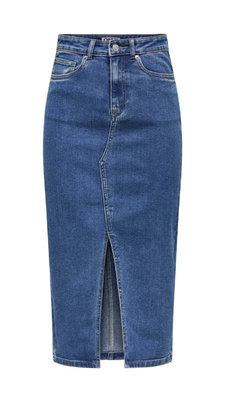 Siri Medium Blue Denim Skirt