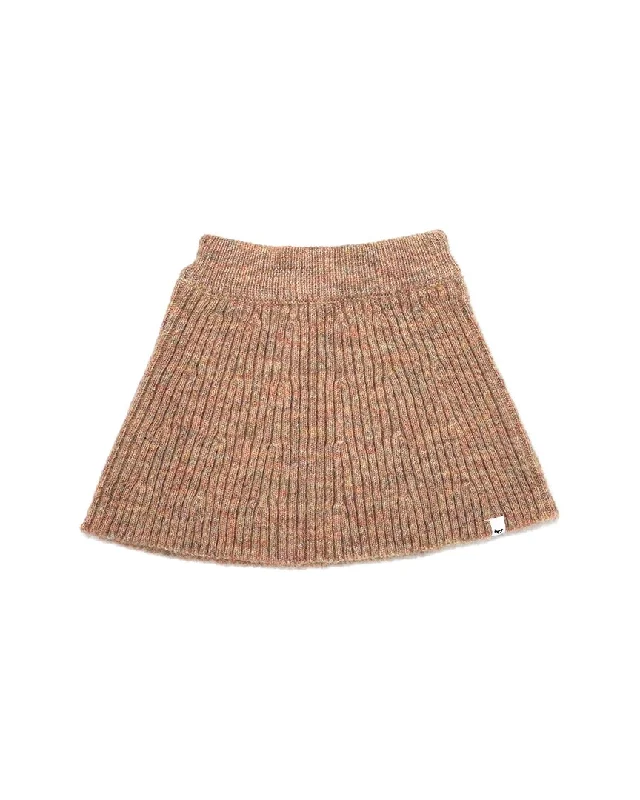 oh baby! Scandi Flare Sweater Knit Wool-Blend Skirt