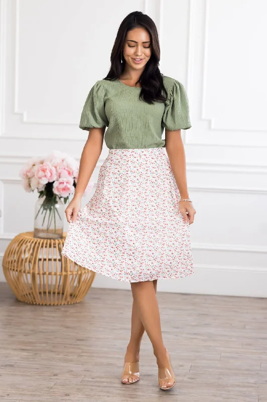 Beautiful Blooms Modest Slip Skirt