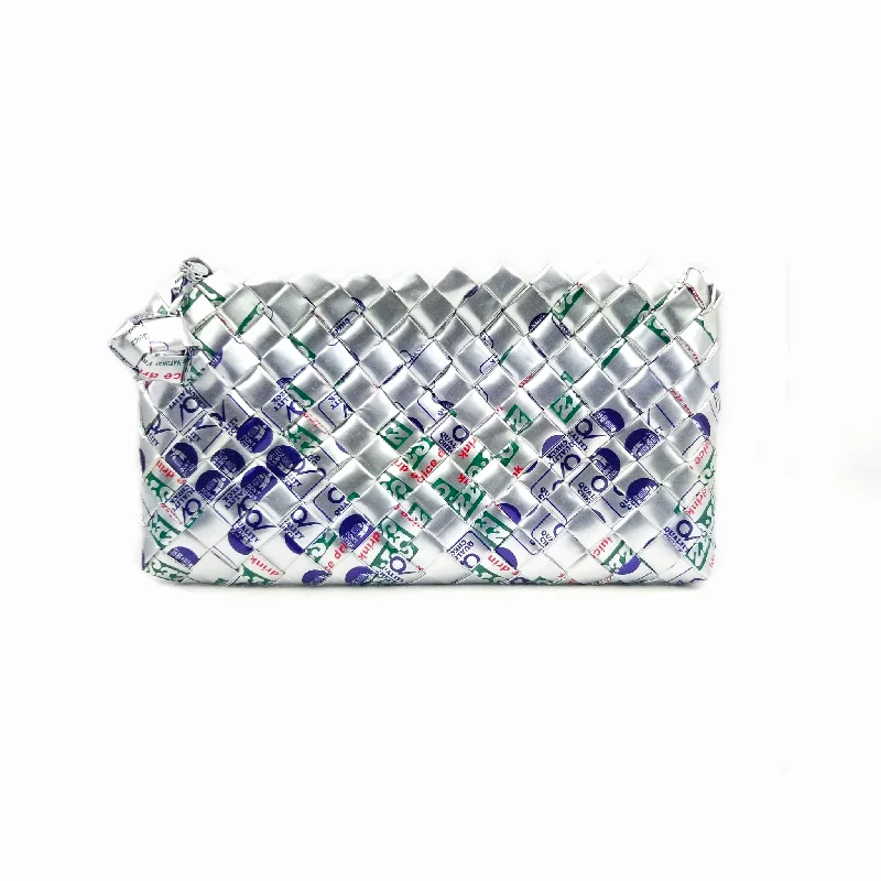 Limited Edition - Silver Woven Mini Clutch