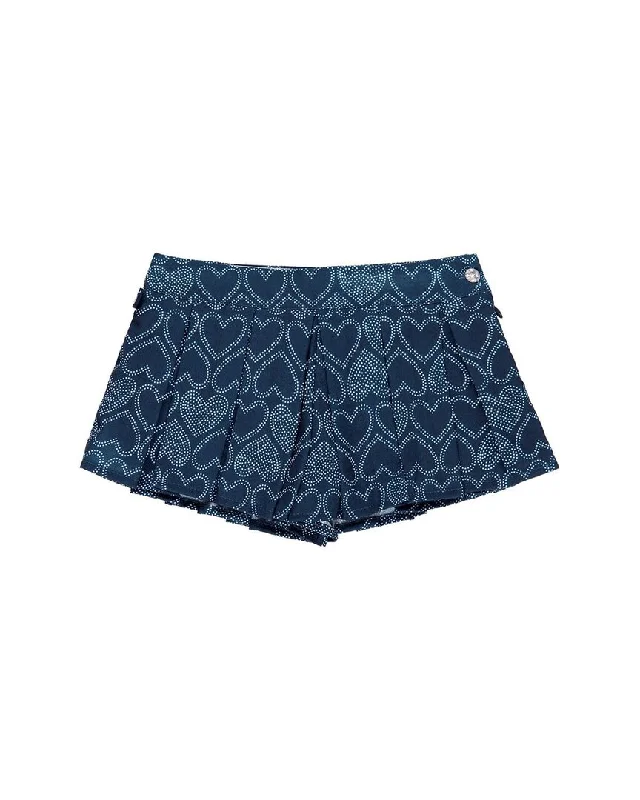 Baboli Heart Print Skirt