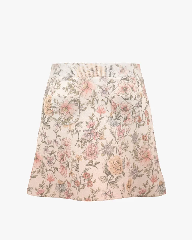 Garden Knit Skirt - Pink