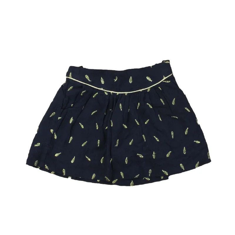 Lili Gaufrette Girls Blue | Gold Skirt