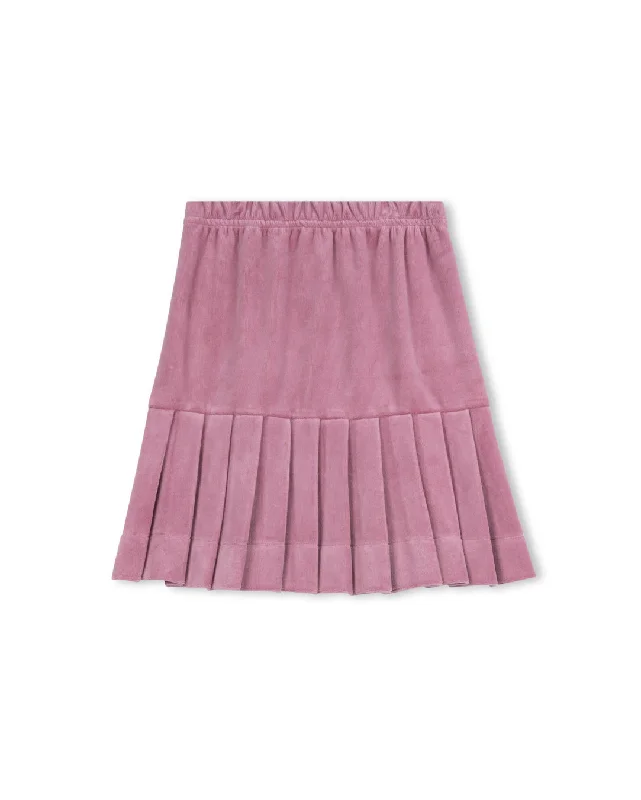 Ferry - Velvet Drop Pleated Skirt