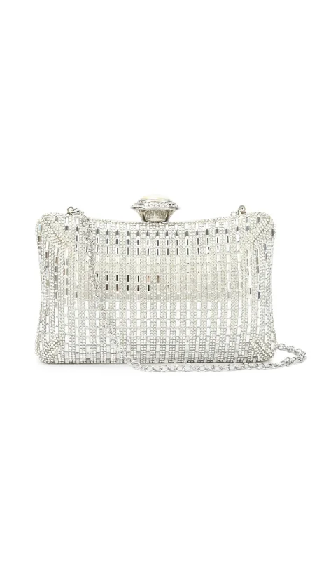 Lisa Clutch- Silver