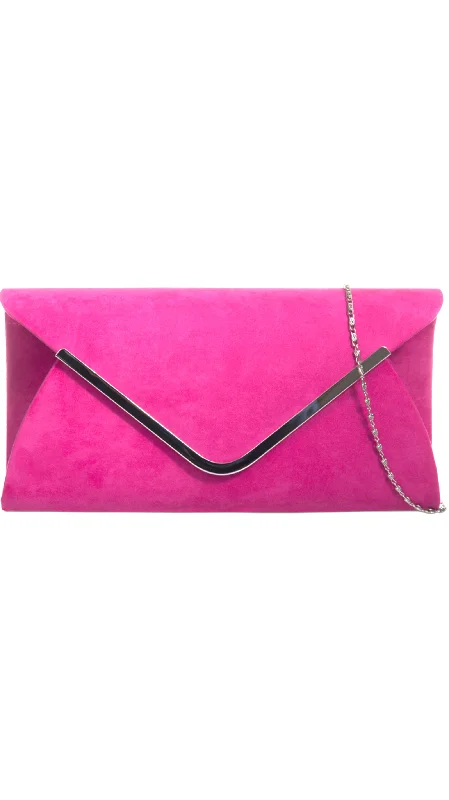 Regan Clutch- Fuchsia