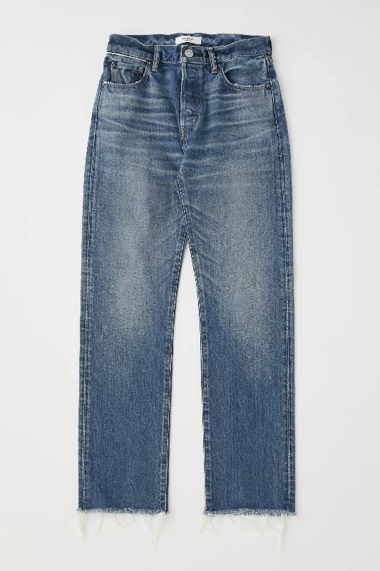 Vintage High Waisted Chateau Straight Jean In Blue