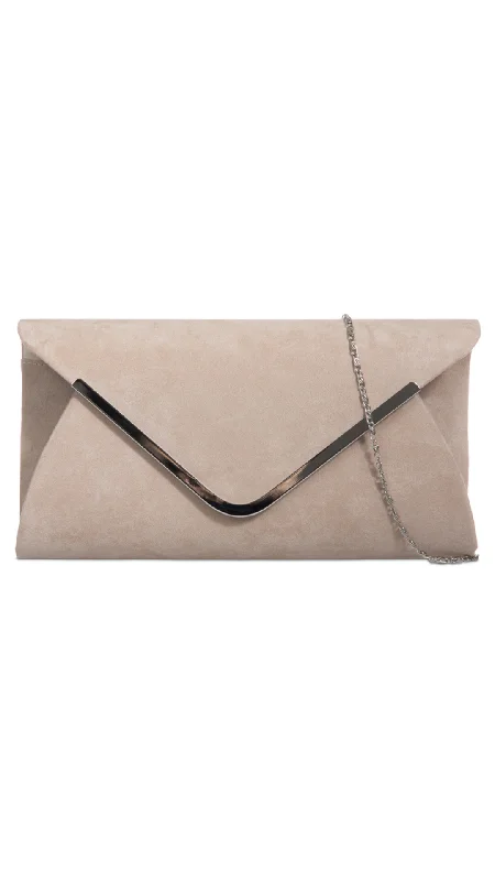 Regan Clutch- Nude