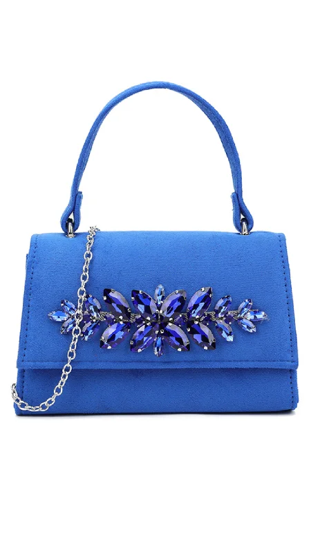 Ariana Clutch- Blue