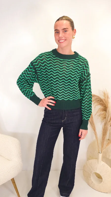 Rita Green Knit