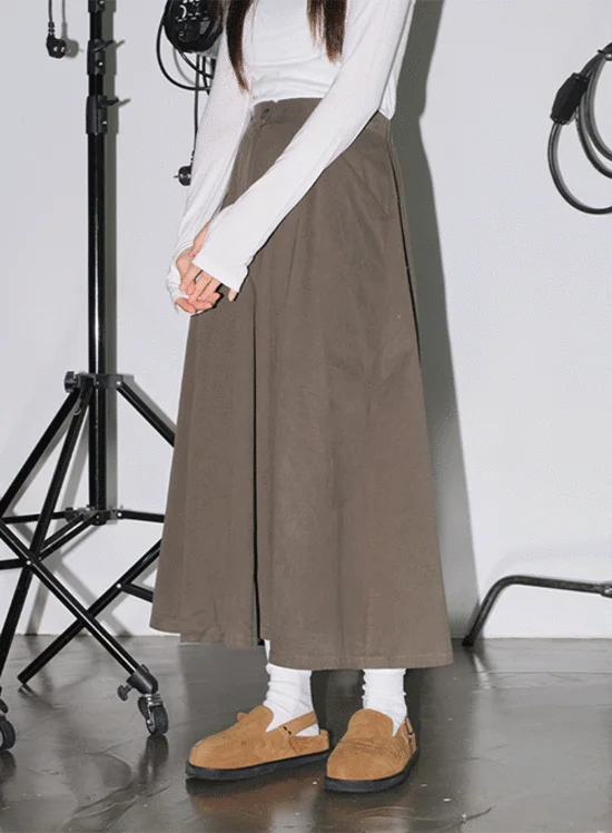 Pintuck Long Skirt #N2