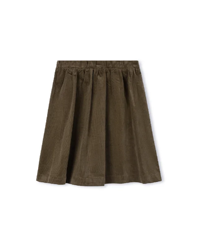 Corduroy Circle Skirt