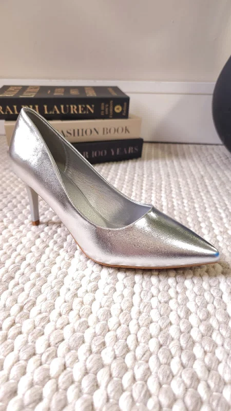 Ciara Heel- Silver