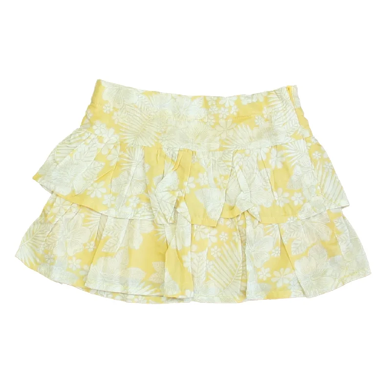 Janie and Jack Girls Yellow | White Skirt