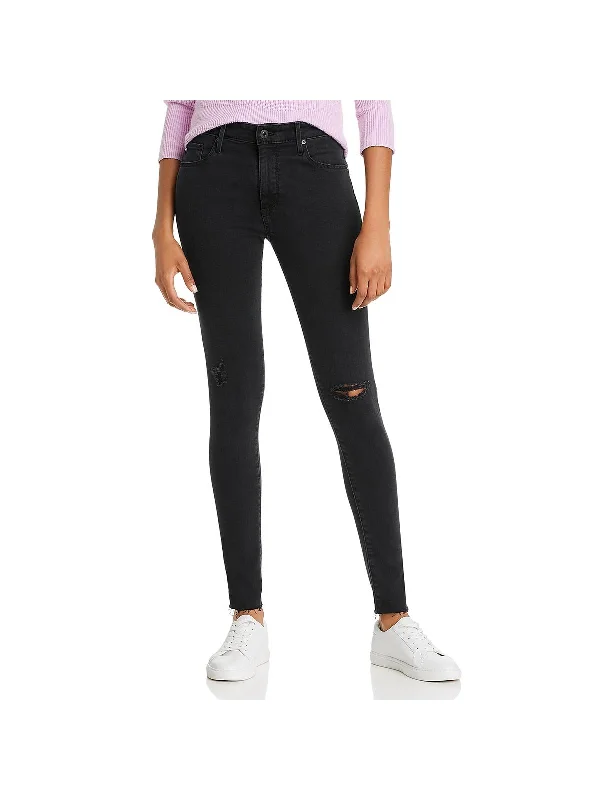 Farrah Womens Denim High Rise Skinny Jeans