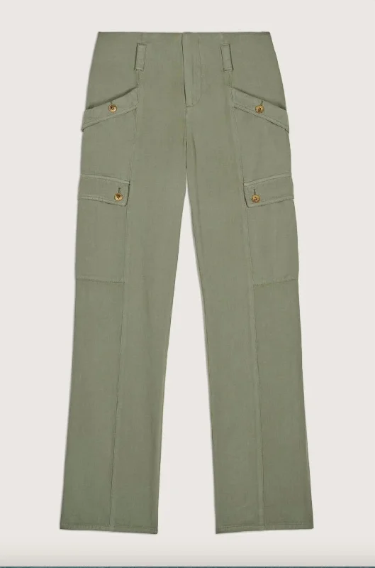 Women's Pantalon Dada Pants In Khaki Sage