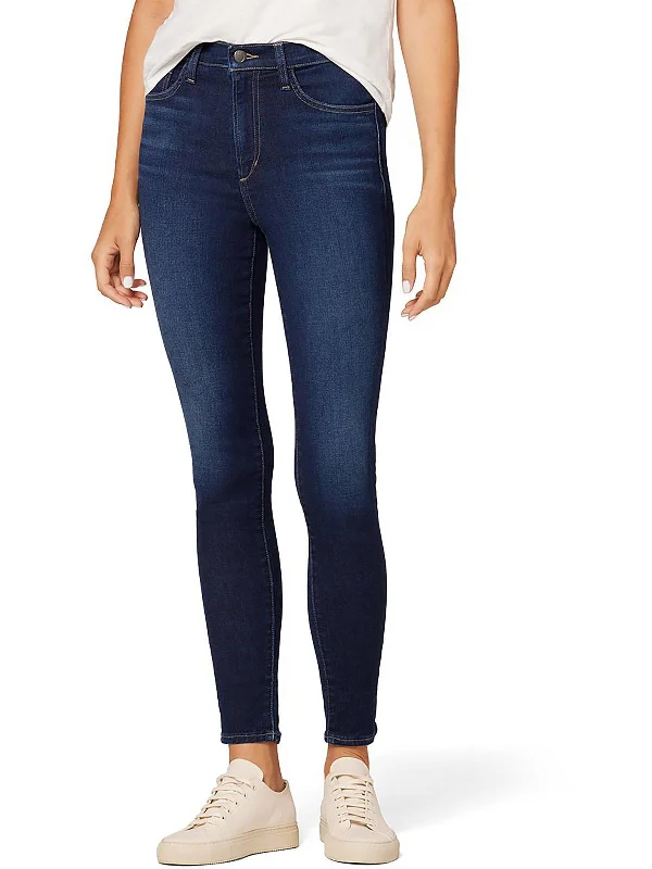 Womens High-Rise Ankle Skinny Jeans