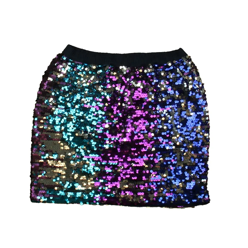 Rockets Of Awesome Girls Navy | Purple | Sequin Skirt