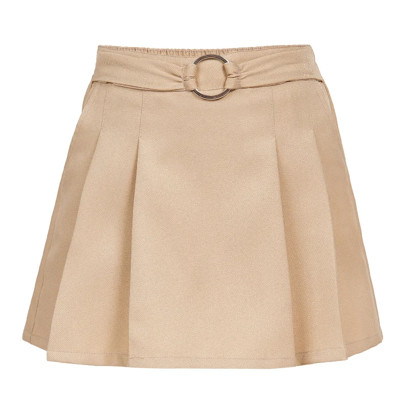 Nautica Girls' Pleated Scooter Skirt With Belt (4-6)