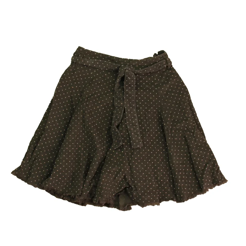 Boden Girls Brown | Pink Polka Dots Skirt