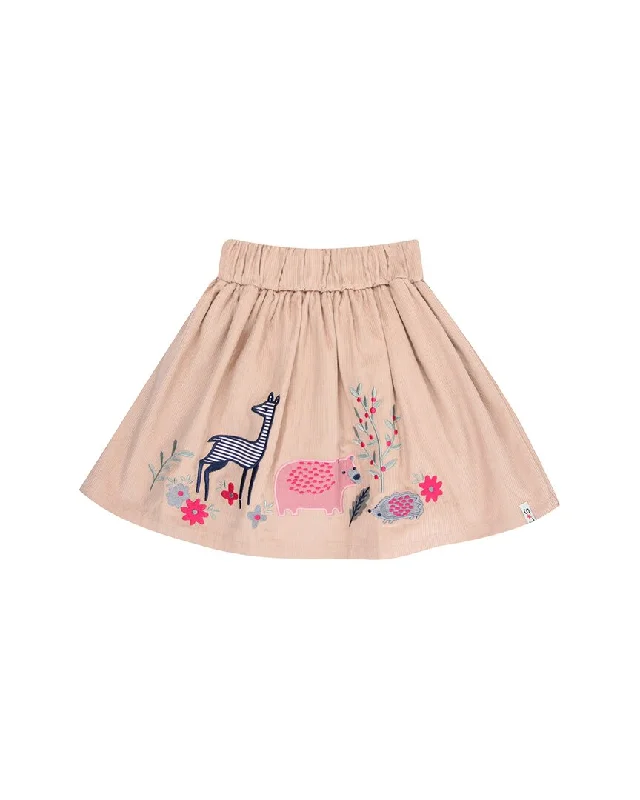 Lilly and Sid Animal Border Cord Skirt