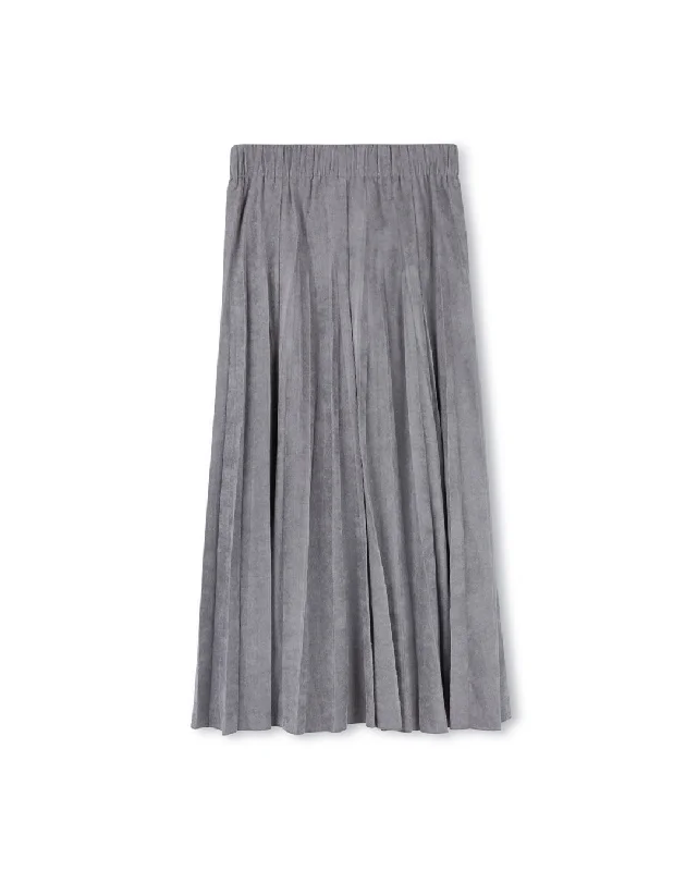 Fillmore Corduroy Pleat Maxi Skirt